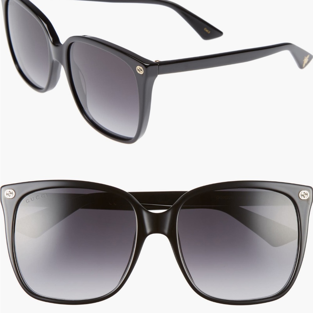 Gucci
57mm Gradient
Square Sunglasses